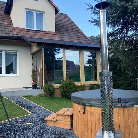 Dom W Gorach Z Kominkiem I Balia Ogrodowa Sielanka Apartment Skomielna Czarna